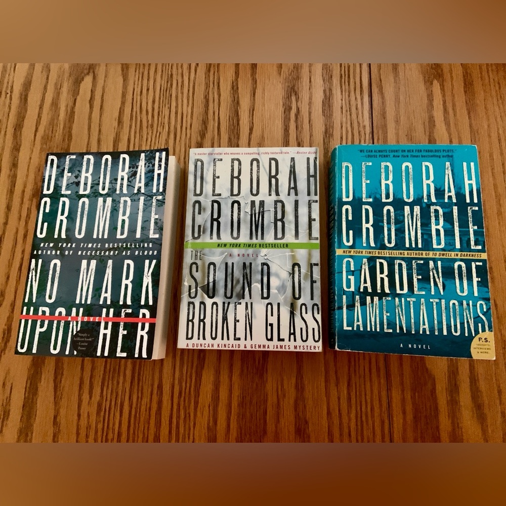 Set of three Deborah Crombie Novels